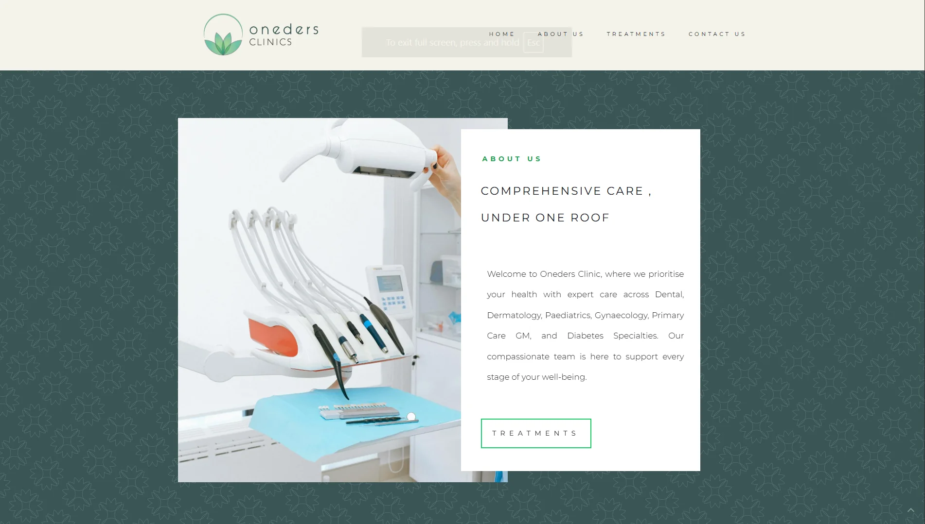 Oneders Clinics screenshot 2